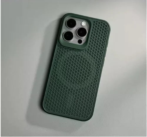 Magnetic Phone Case with Heat Dissipation for iPhone 12-15