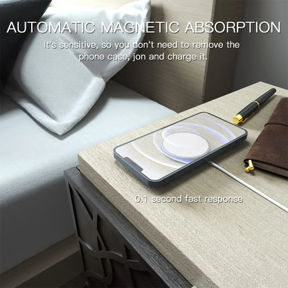 Magnetic Wireless Charger USB Adapter